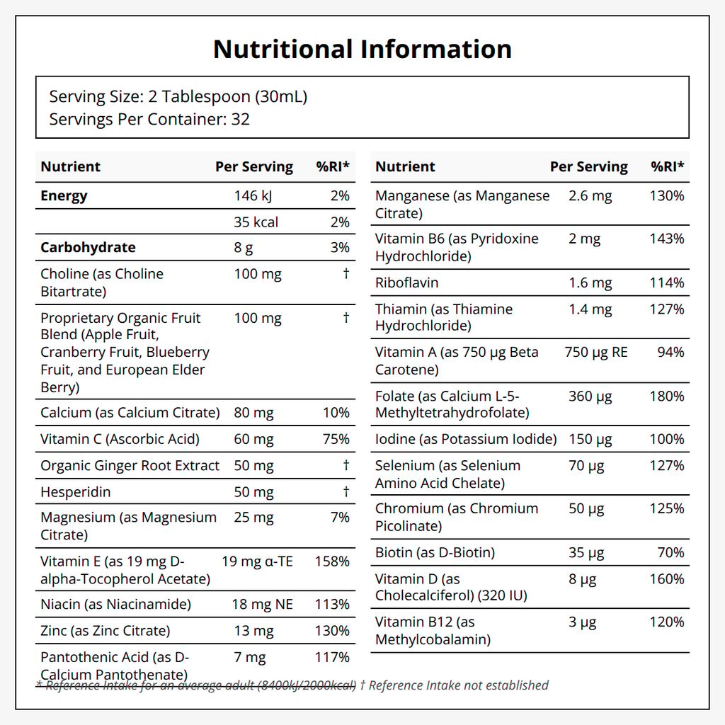 Prenatal Postnatal Multivitamin Liquid - Berry - Image 2