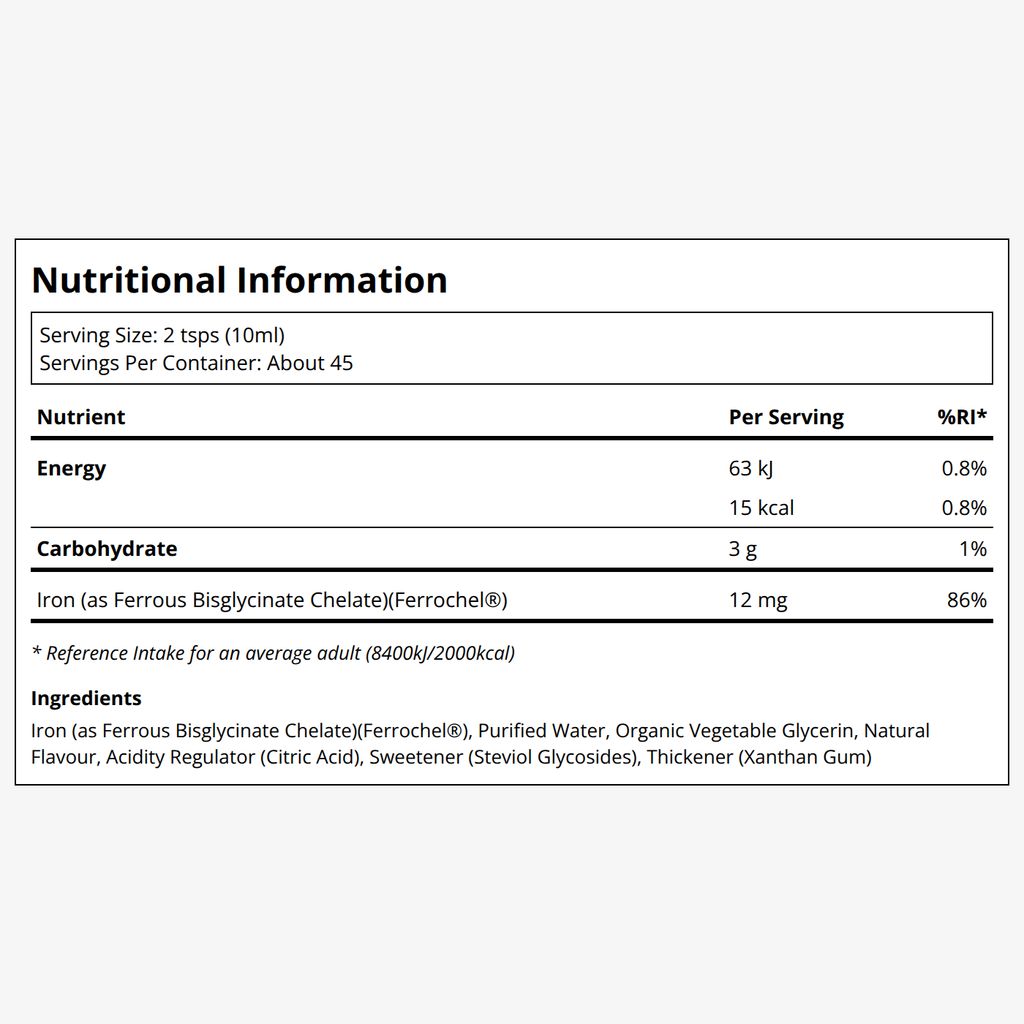 Vegan Liquid Iron - Berry - Image 2