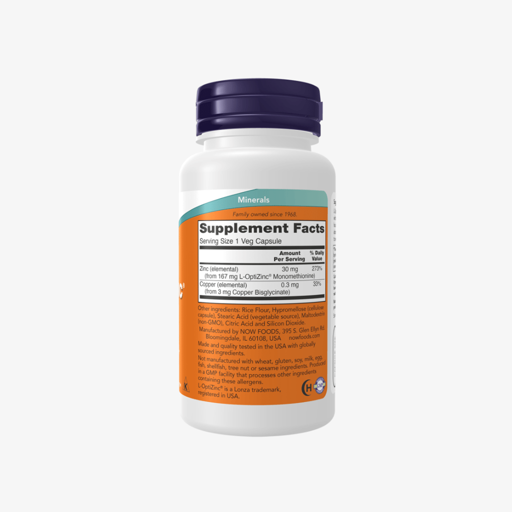 L-OptiZinc® 30mg + copper - Image 3