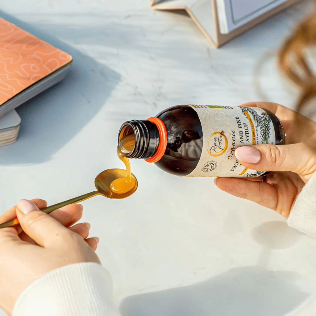 Organic Propolis and Pine Throat Syrup - Image 3