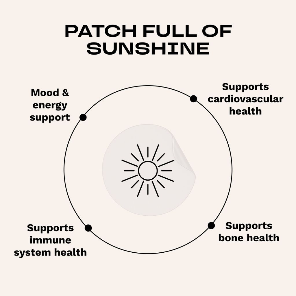HELLO SUNSHINE Vitamin D3 Patch - Gold Sun Symbols - Image 4