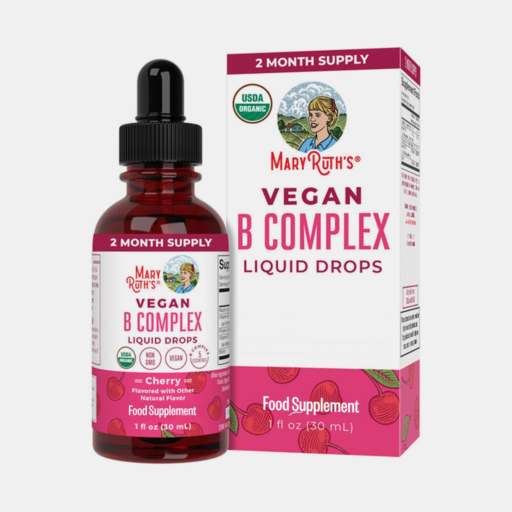 Vegan B-Complex Drops - Cherry - Image 1